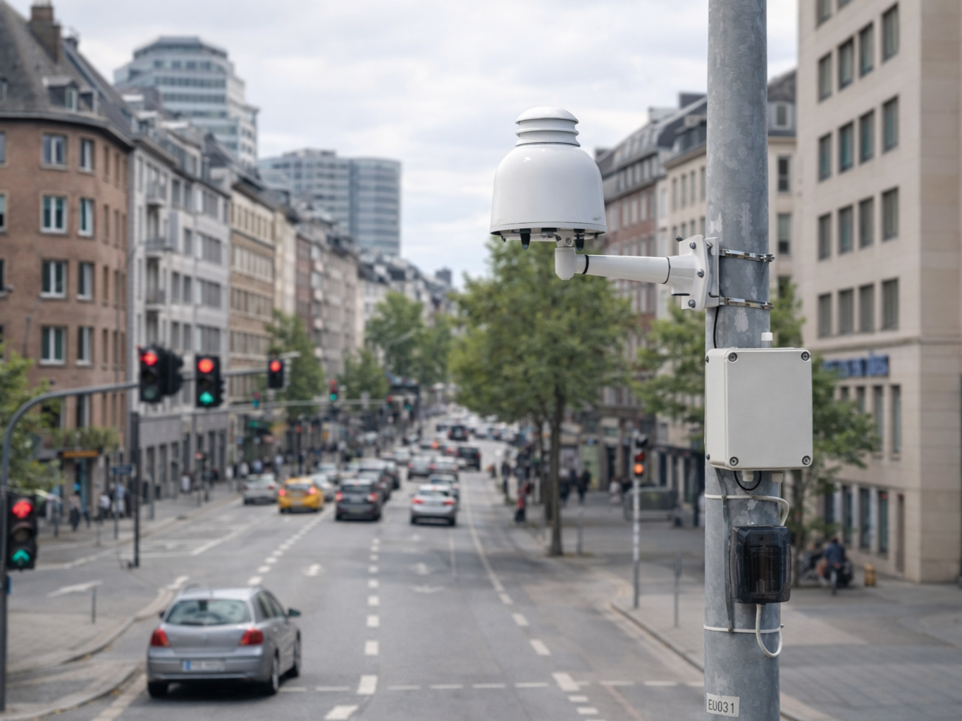 Aernode urban traffic monitoring